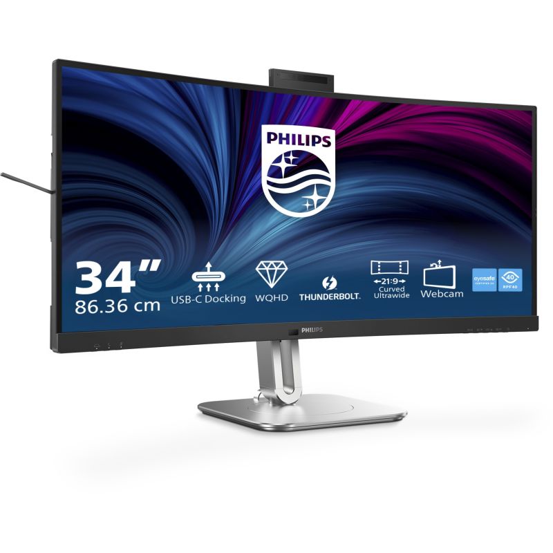 Philips 86,4 cm (34,0") 34B2U6603CH 21:09 HDMI+DP+USB-C grau 
