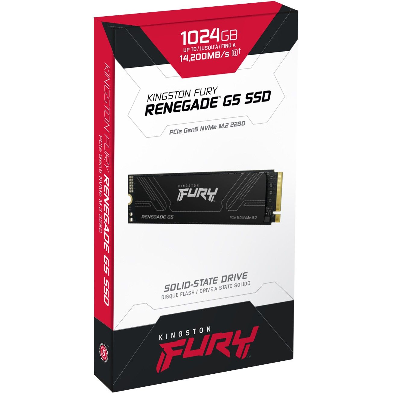 Kingston M.2 KINGSTON FURY Renegade G5 1024GB PCIe 5.0 M.2 NVMe SSD