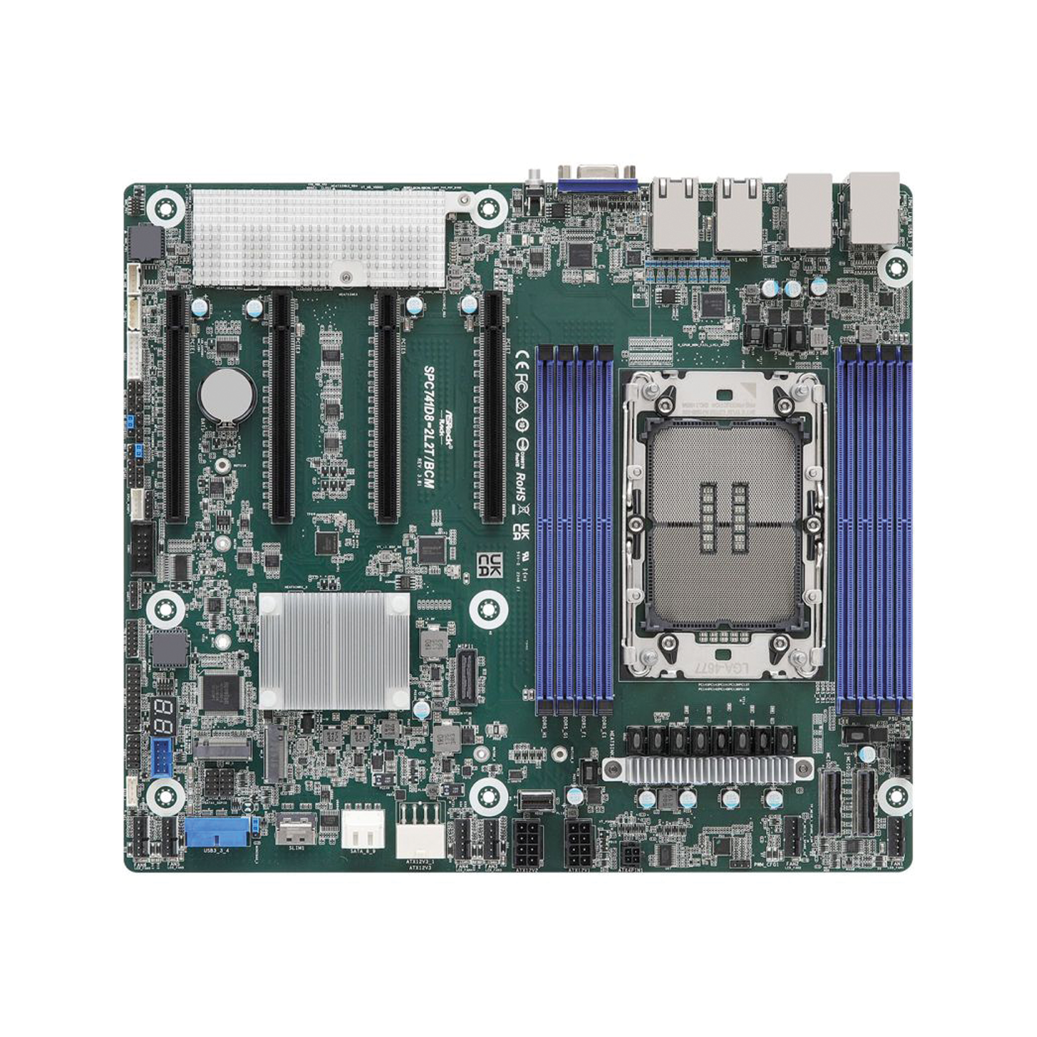 ASRock Mainboard SPC741D8-2L2T / BCM CEB Sockel 4677 Single