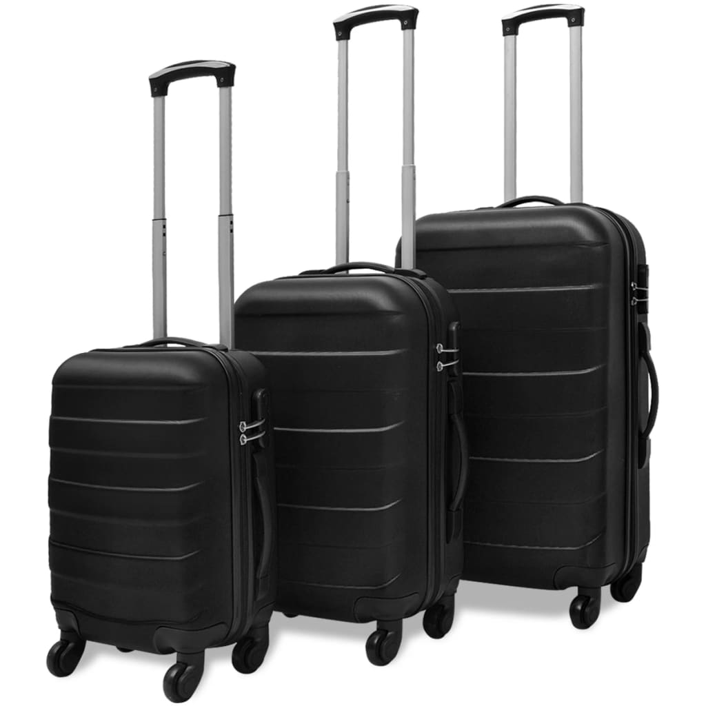 3 Piece Hard-Shell Suitcase Set 45.5/55/66 cm