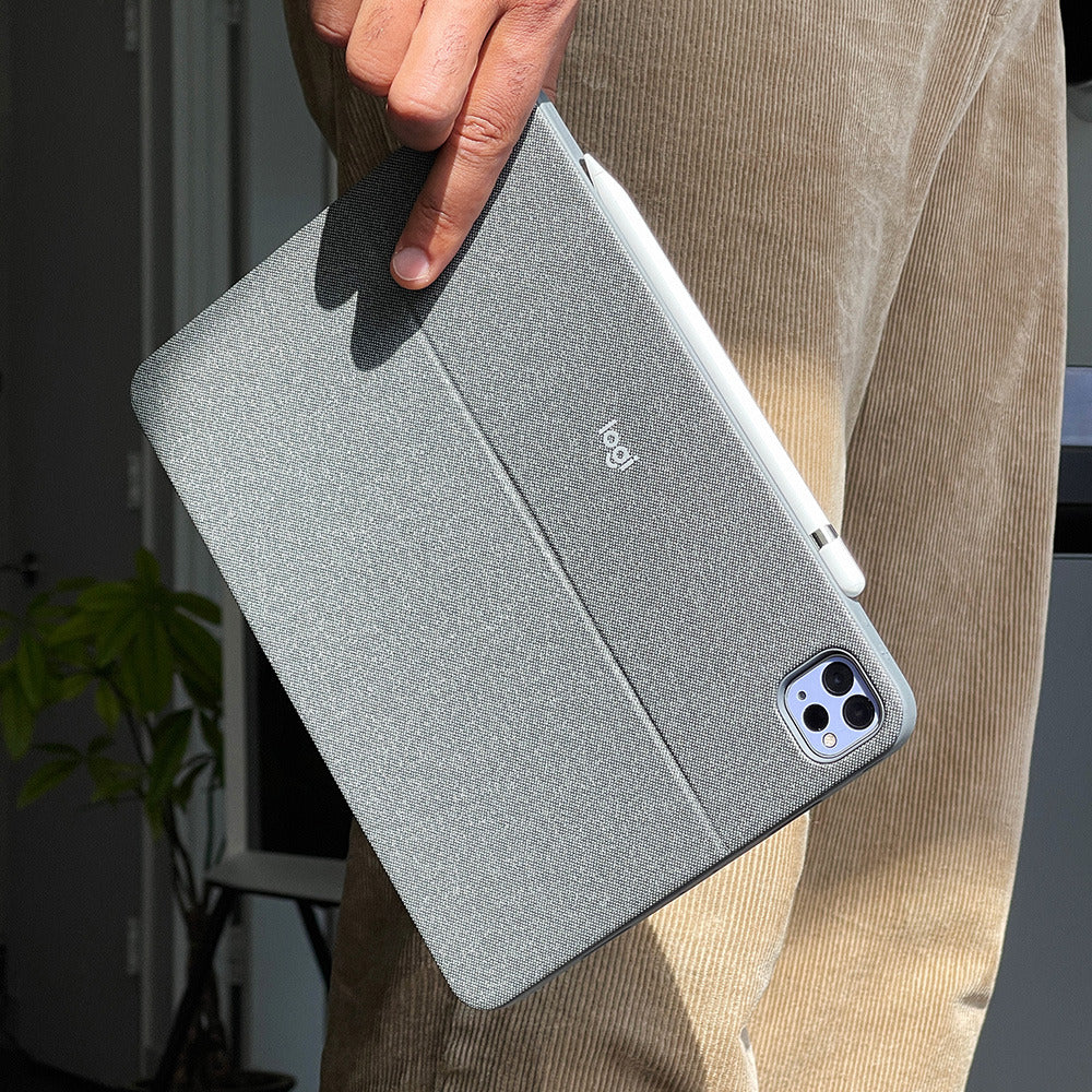 Logitech Combo Touch für iPad Pro 28 cm 11 Zoll 1., 2. und 3. Generation - SAND - CENTRAL (DE) 