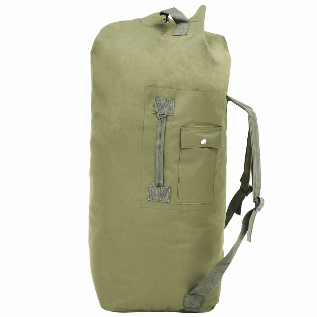 Army Style Duffle Bag 85 L Olive Green